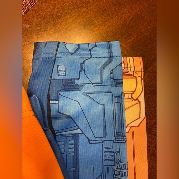 NWOT DC Comic Ladies Women's Superman Print Polyester Blend Stretchy Leggings L - Picture 12 of 13